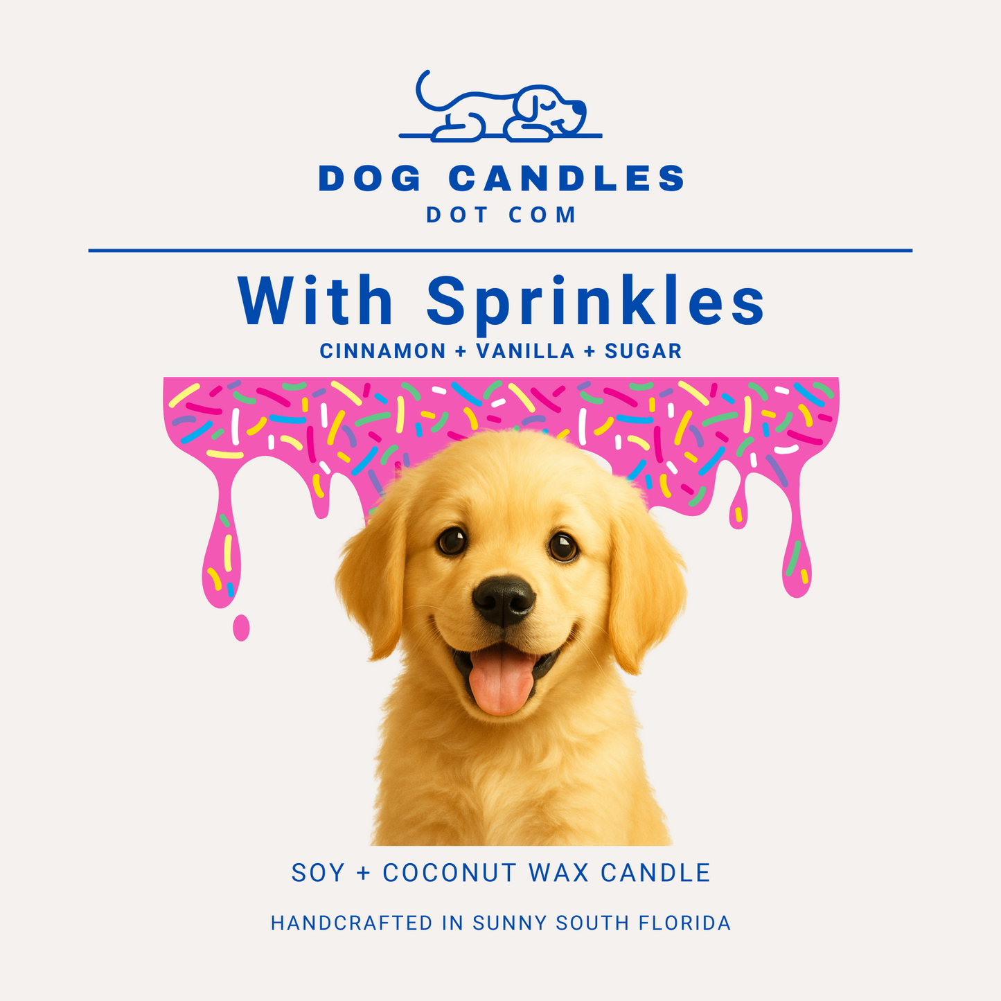 With Sprinkles Candle