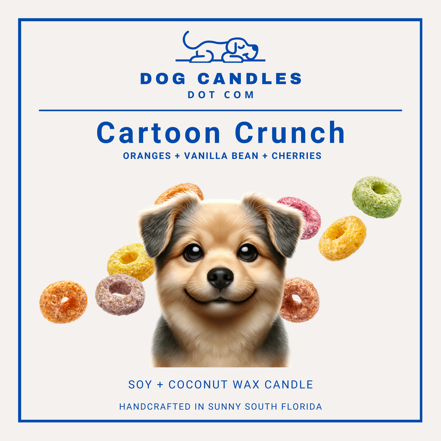Cartoon Crunch Candle