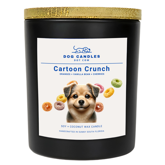 Cartoon Crunch Candle