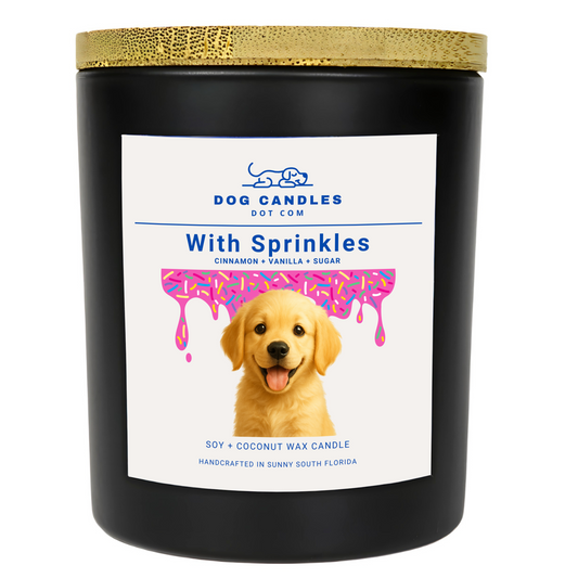 With Sprinkles Candle